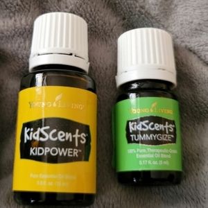 New Young Living KidScents Bundle KidPower 15ml, Tummygize 5ml